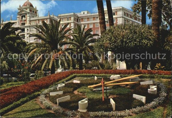 Malaga Andalucia Reloj en la Alameda Blumenuhr