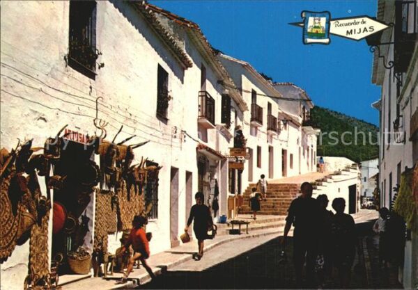 Malaga Andalucia Calle tipica