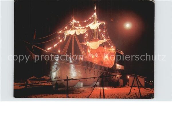 Slantschev Brjag Bar Fregatte at night