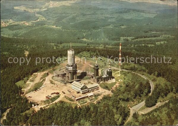 Feldberg Taunus Fliegeraufnahme mit Sendetürmen