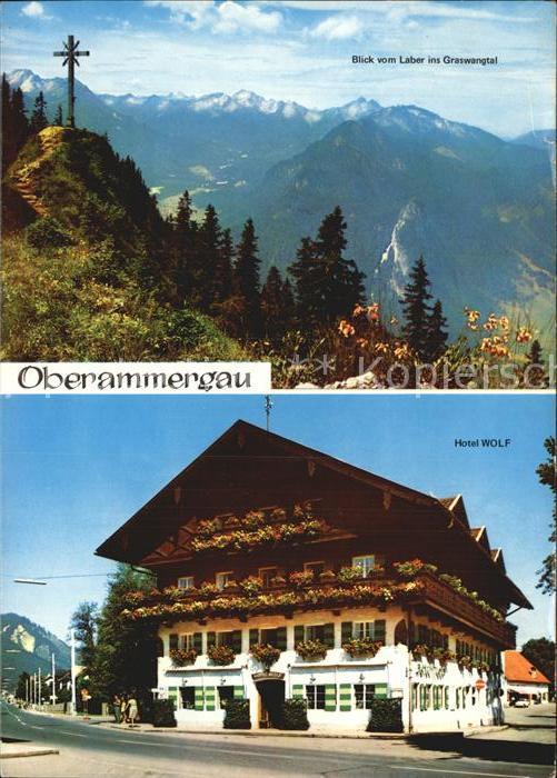 Oberammergau Hotel Wolf Graswangtal Laber