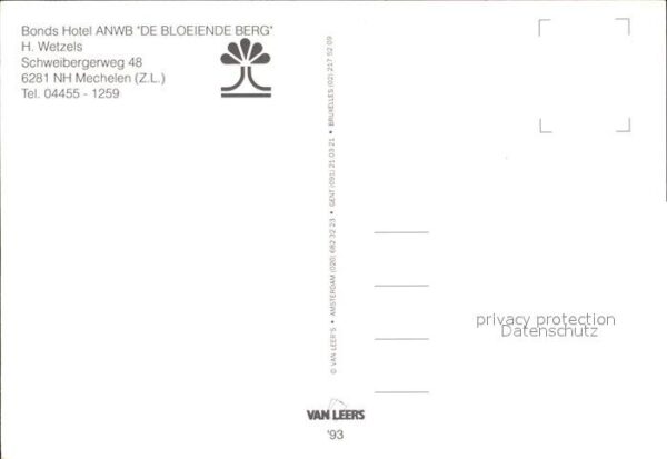 Mechelen Malines Bonds Hotel ANWB De Bloeiende Berg – Bild 2