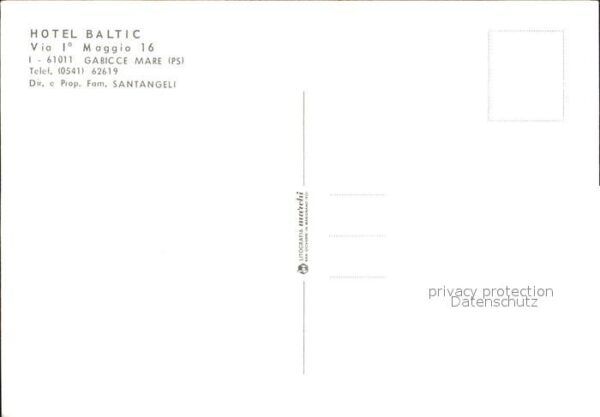 Gabicce Mare Hotel Baltic – Bild 2