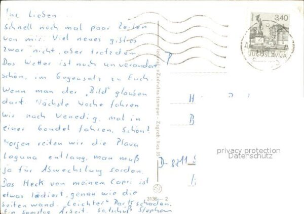 Jugoslawien Yugoslavie Limski Kanal Fliegeraufnahme – Bild 2