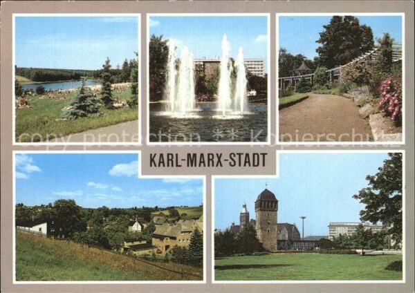 Karl-Marx-Stadt Pelzmühle Pavillon Adelsberg Roter-Turm