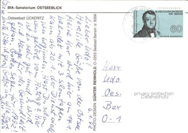 Ueckeritz Usedom BFA Sanatorium Ostseeblick – Bild 2