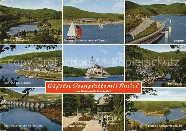 Gemuend Eifel Eifeler Seenplatte mit Rurtal Einruhr H