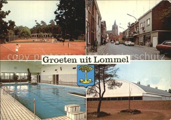 Lommel Schwimmbad Tennis Ortspartie