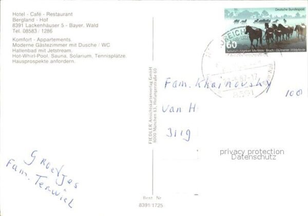 Lackenhaeuser Niederbayern Hotel Restaurant Bergland-Hof – Bild 2
