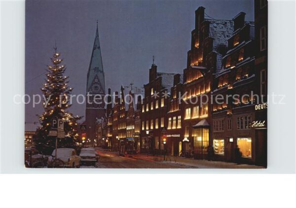 Lueneburg Am Sande zu Weihnachten