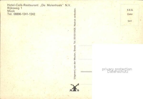 Mook Hotel Restaurant Cafe De Molenhoek – Bild 2