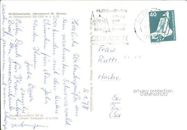 St Blasien Fliegeraufnahme – Bild 2