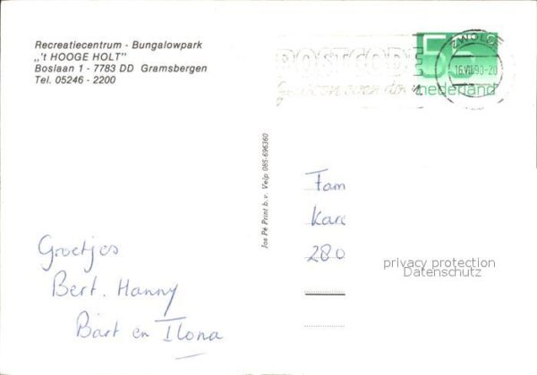 Gramsbergen Recreatiecentrum Bongalowpark t Hooge H – Bild 2
