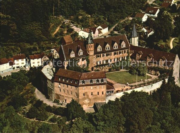 Schoenberg Bensheim Schloss Schönberg Fliegeraufnahme