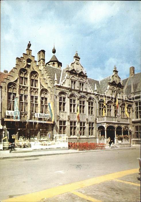 Furnes Veurne West-Vlaanderen Belgie Hotel Restaurant T. Belfort