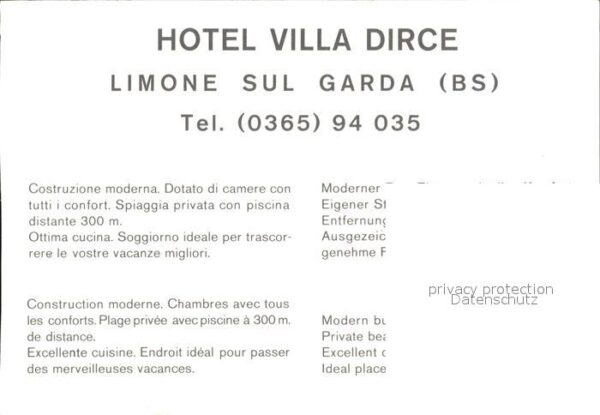 Limone sul Garda Hotel Villa Dirce – Bild 2