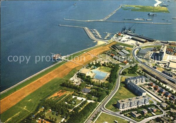 Delfzijl Fliegeraufnahme