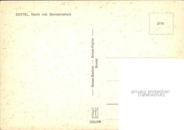 Boxtel Marktplatz met Gemeentehuis – Bild 2