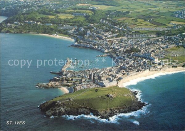 St Ives Cornwall Fliegeraufnahme