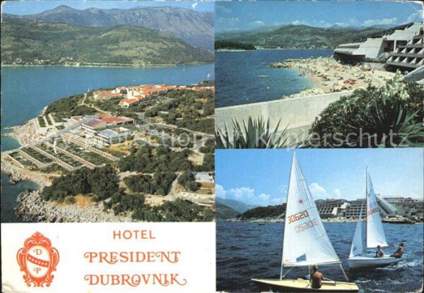 Dubrovnik Ragusa Fliegeraufnahme Hotel President