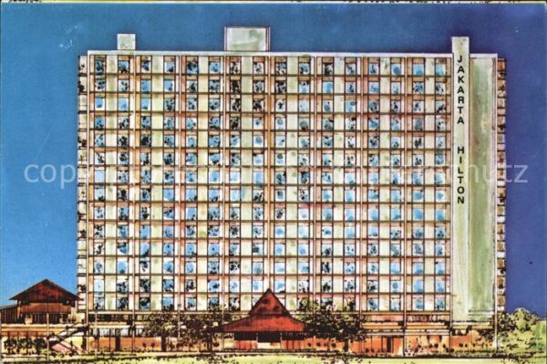 Jakarta Hilton Hotel Künstlerkarte