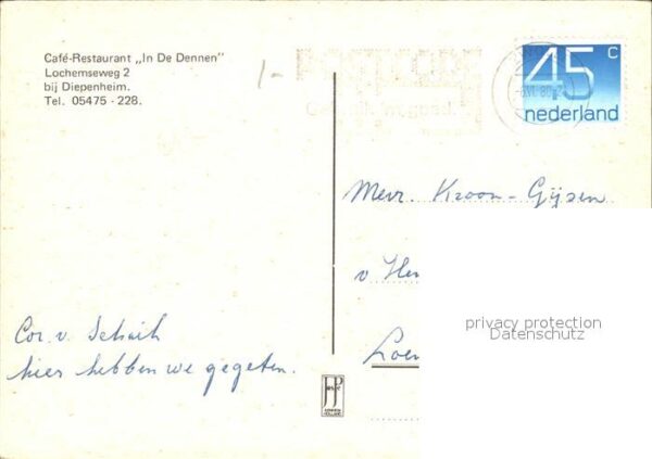 Diepenheim Cafe Restaurant In de Dennen – Bild 2