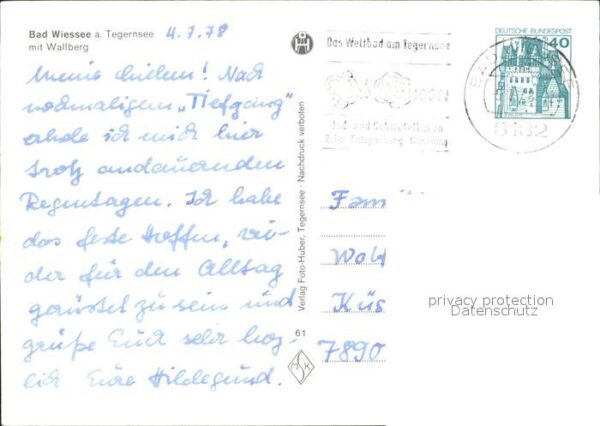 Bad Wiessee Fliegeraufnahme mit Wallberg – Bild 2