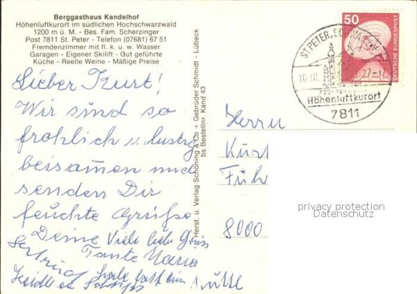 St Peter Schwarzwald Berggasthaus Kandelhof – Bild 2