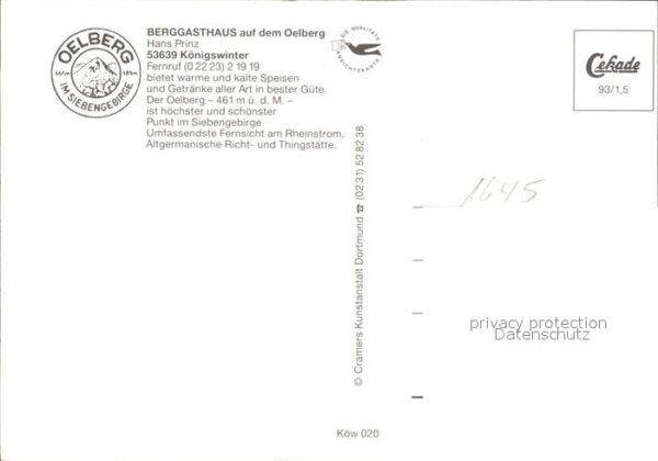 Koenigswinter Oelberg Berggasthaus – Bild 2