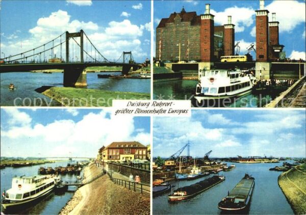 Duisburg Ruhr Hafen Brücken