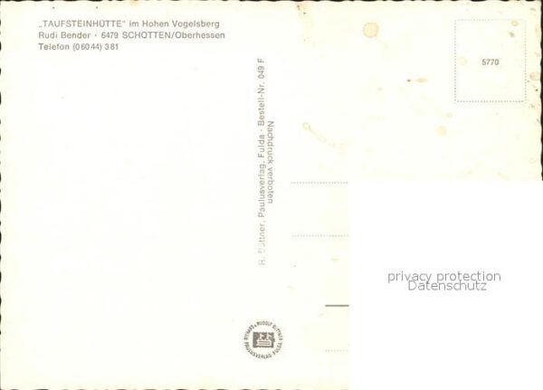 Schotten Hessen Taufsteinhütte Restaurant – Bild 2
