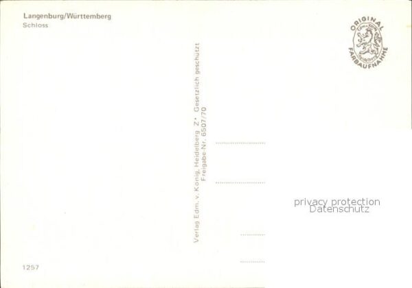 Langenburg Wuerttemberg Fliegeraufnahme mit Schloss – Bild 2