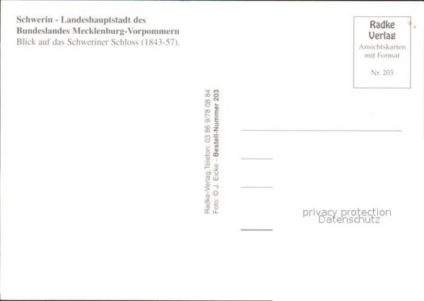 Schwerin Mecklenburg Fliegeraufnahme mit Schloss – Bild 2