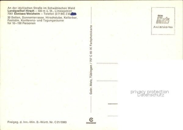 Welzheim Ebnisee Fliegeraufnahme Landgasthof Hir – Bild 2