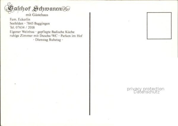 Buggingen Gasthof Schwanen – Bild 2