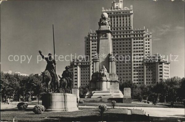 Madrid Spain Hotel Plaza Spain Square