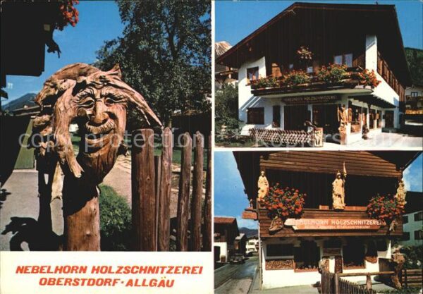 Oberstdorf Nebelhorn Holzschnitzerei