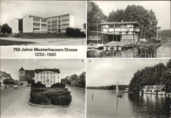 Wusterhausen Dosse POS John Scher Klubhaus der Segler Stad