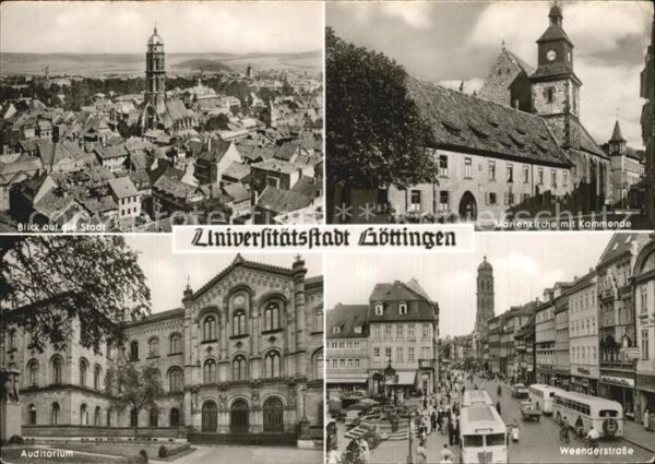 Goettingen Niedersachsen Auditorium Weenderstrasse Marienkirche