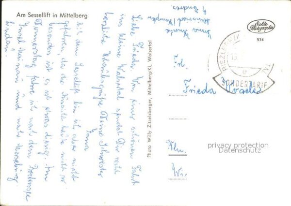 Mittelberg Kleinwalsertal Am Sessellift – Bild 2