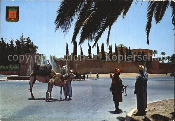 Marrakech Marrakesch Puerta Jidid y vedetor de agua