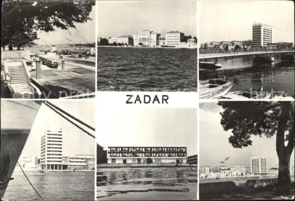 Zadar Zadra Zara Hafen Hochhaus Brücke