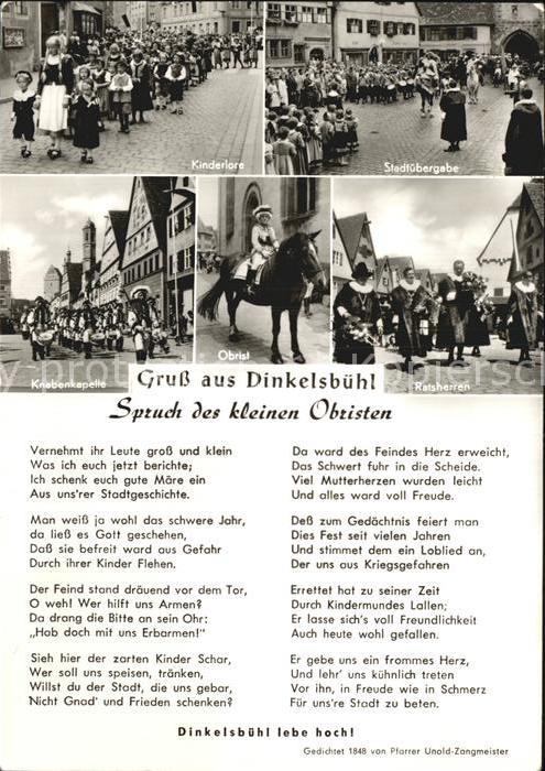 Dinkelsbuehl Kinderlore Stadtübergabe Ratsherren Obr