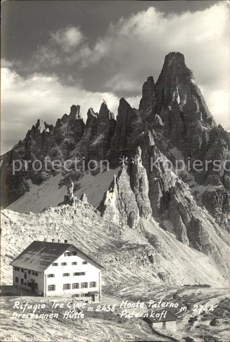 Paterno Dreizinnen Hütte