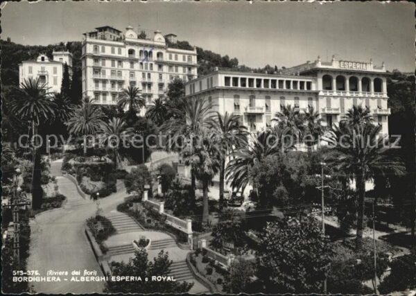 Bordighera Alberghi Esperia e Royal