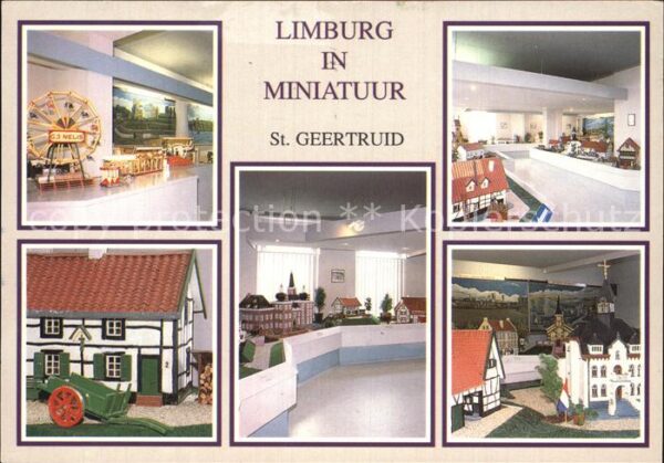 St Geertruid Limburg in Miniatur