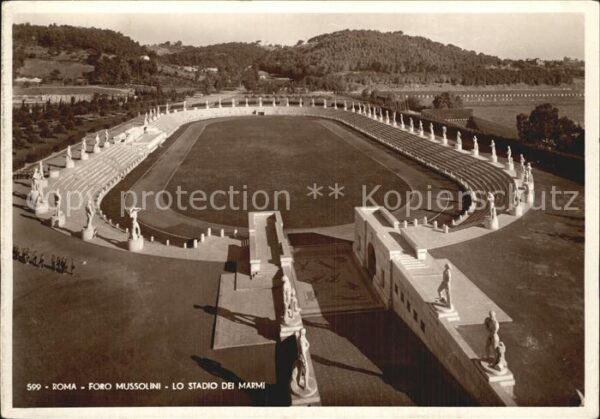 Roma Rom Forno Mussolini Lo Stadio dei Marmi