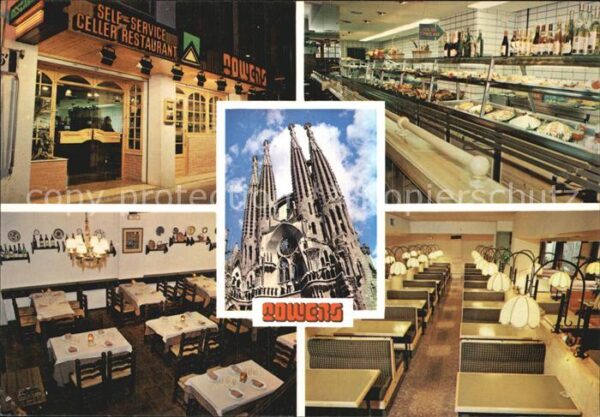 Barcelona Cataluna Restaurant Towers Sagrada Familia