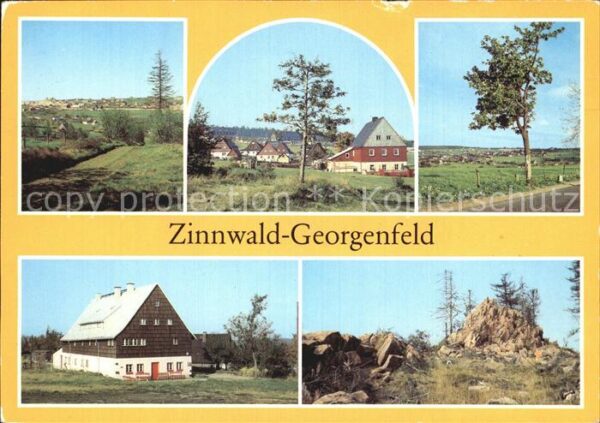 Zinnwald-Georgenfeld Teilansicht Jugendherberge Hugo Klügel