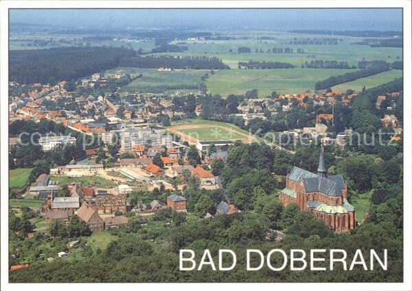 Bad Doberan Fliegeraufnahme mit Münster und Altstad